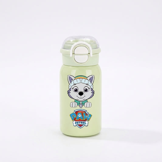 Gourde Pat Patrouille verte avec bouchon sport et motif chiot Pat' Patrouille