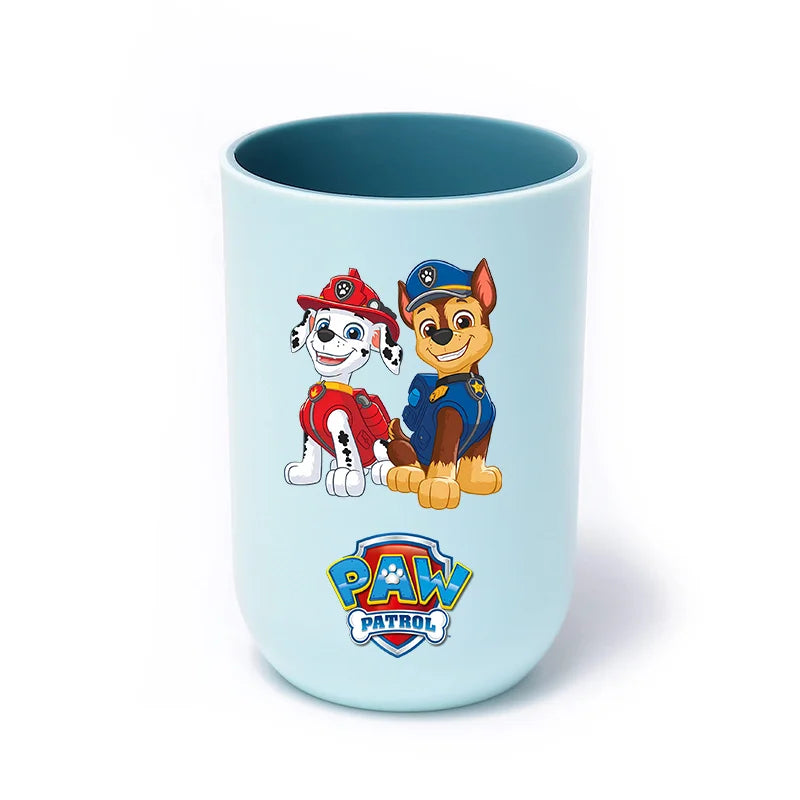 Verre à dents Pat Patrouille bleu clair, Marcus et Chase et logo Pat' Patrouille