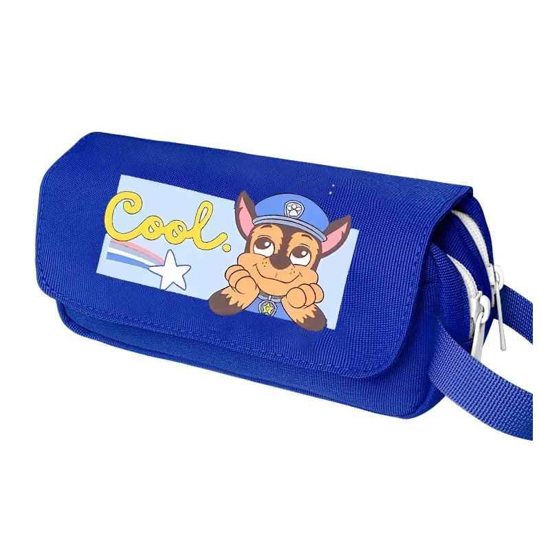 Trousse à rabat Pat' Patrouille bleu, Chase dans un cadre bleu ciel