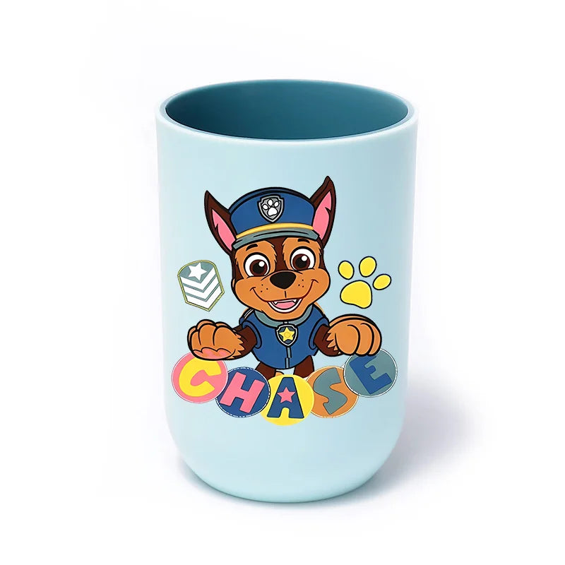 Verre à dents bleu clair avec motif Chase Pat Patrouille