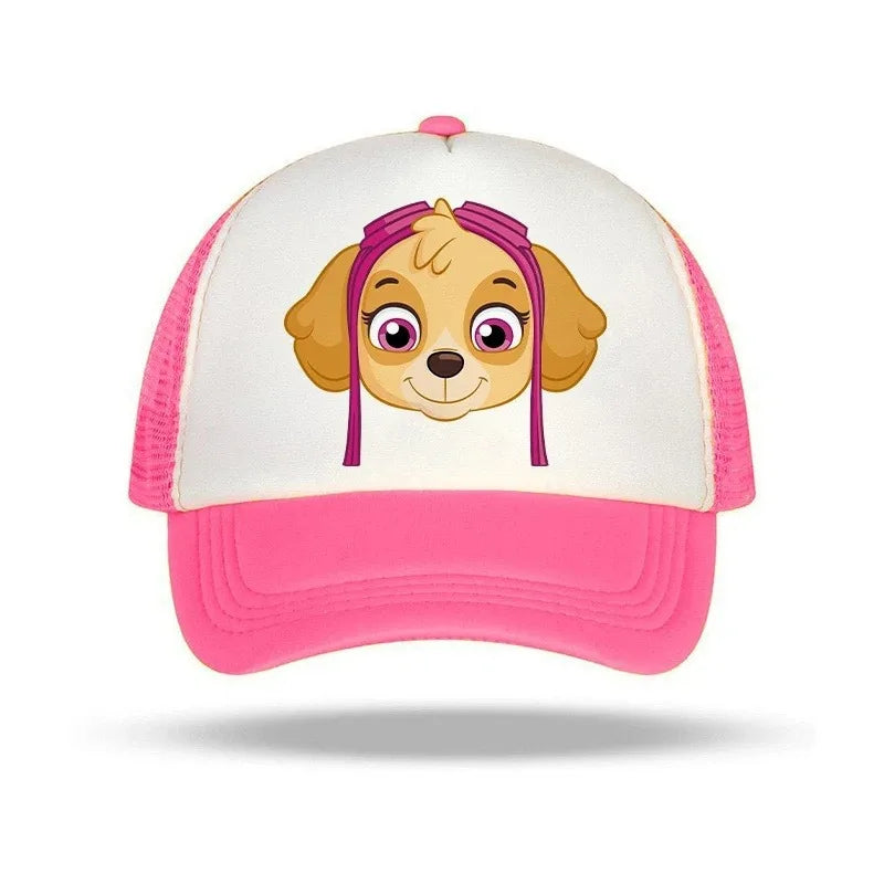 Casquette enfant Pat' Patrouille blanc motif Stella, porté par un enfant